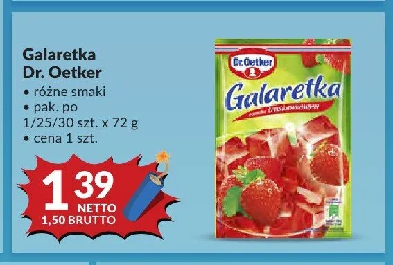 Galaretka Dr. Oetker promocja w Makro