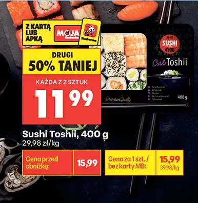 Sushi Toshii promocja w Biedronka