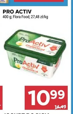 Margaryna Pro Activ Flora Food promocja w Stokrotka