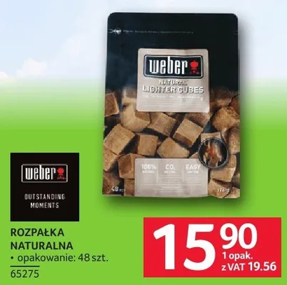 Rozpałka naturalna Weber promocja w Selgros