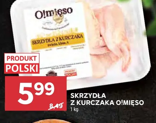 Skrzydła z kurczaka O!Mięso promocja w Stokrotka