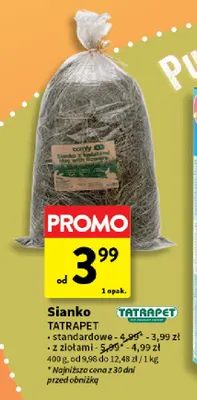 Sianko z ziołami Tatrapet promocja w Intermarche