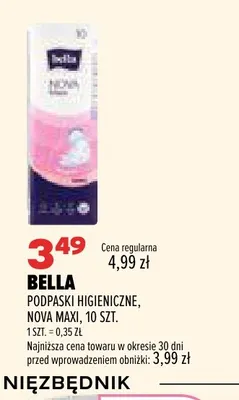 Podpaski higieniczne Nova Maxi Bella promocja w Drogerie Natura