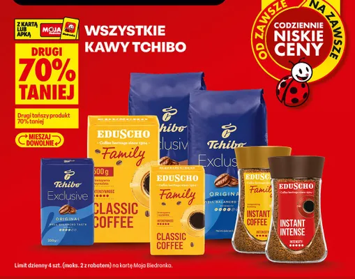 Kawa mielona Eduscho Family promocja w Biedronka