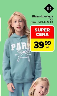 Bluza dziecięca TEX promocja w Carrefour