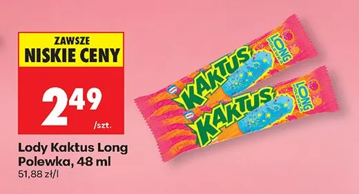 Lody Long Polewka promocja w Biedronka