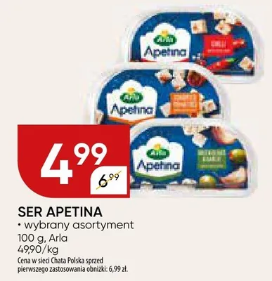 Ser apetina promocja w Chata Polska