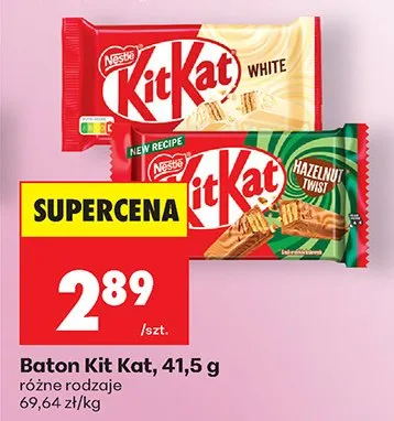 Baton Kit Kat różne rodzaje promocja w Biedronka