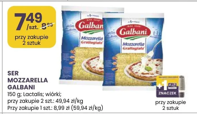Ser mozzarella Galbani promocja w Stokrotka