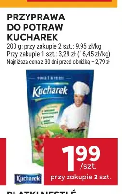 Przyprawa do potraw Kucharek promocja w Stokrotka