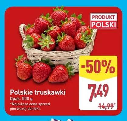 Truskawki polskie promocja w Aldi