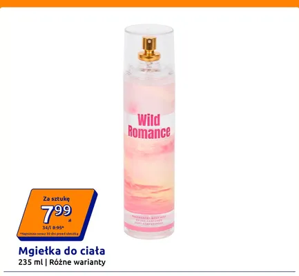 Mgiełka do ciała Wild Romance promocja w Action