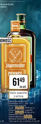 Likier Jägermeister promocja w Dino