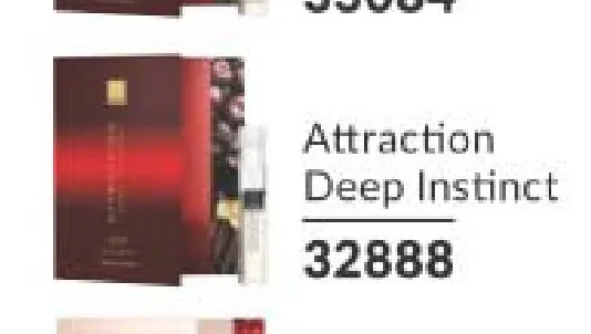 Próbka wody perfumowanej Attraction Deep Instinct promocja w AVON