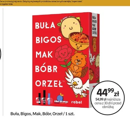 Gra karciana Buła Bigos Mak Bóbr Orzeł promocja w Empik