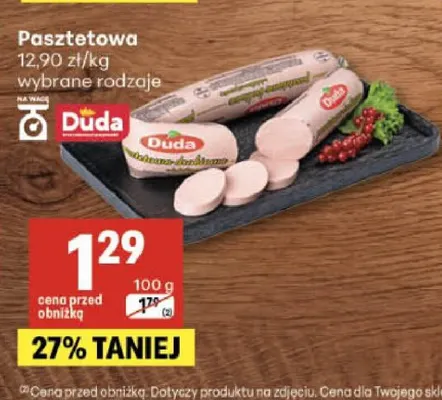 Pasztetowa Duda promocja w Delikatesy Centrum