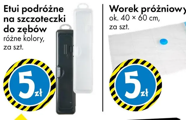 Worek próżniowy promocja w Tedi