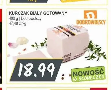 Kurczak biały gotowany Dobrowolscy promocja w Słoneczko