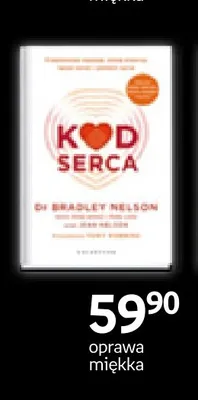 Książka Kod serca oprawa miękka dr Bradley Nelson promocja w Empik