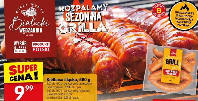 Kiełbasa śląska Białecki promocja w Twój Market