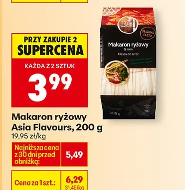 Makaron ryżowy promocja w Biedronka
