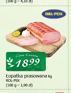 Łopatka prasowana Rol-Pek promocja w CEZAR Delikatesy