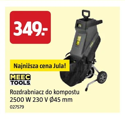 Rozdrabniacz do kompostu Meec Tools promocja w Jula