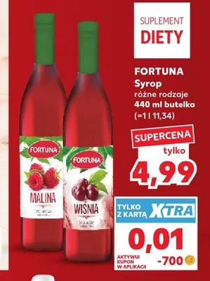 Syrop malina Fortuna promocja w Kaufland