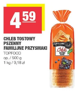 Chleb tostowy pszenny Familijne Przysmaki promocja w SPAR