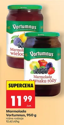 Marmolada Vortumnus wieloowocowa promocja w Biedronka
