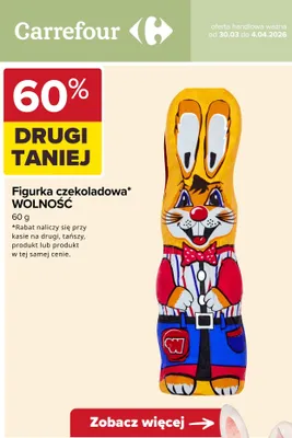 Jajka czekoladowe promocja w Carrefour