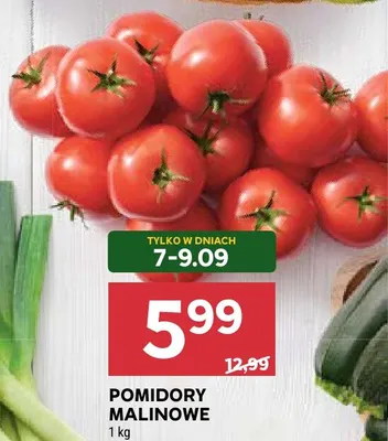Pomidory malinowe promocja w Stokrotka
