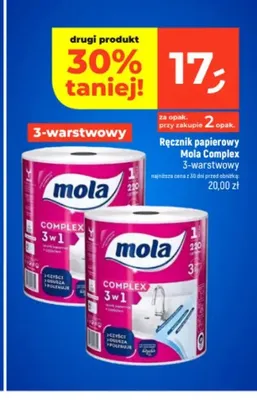 Ręcznik papierowy Mola Complex 3-warstwowy promocja w Dealz