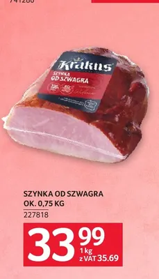 Szynka od Szwagra Krakus promocja w Selgros