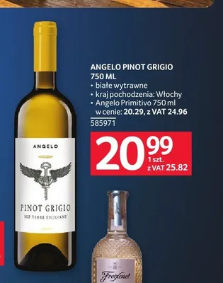 Wino Angelo Primitivo promocja w Selgros