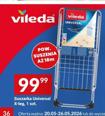Suszarka Vileda Universal X-leg promocja w Twój Market