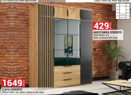 Szafa Sorento promocja w Merkury Market