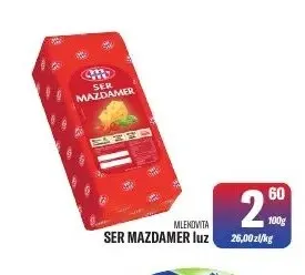 Ser Mazdamer luz Mlekovita promocja w Tomi Markt