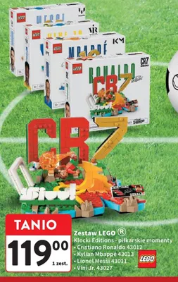 Zestaw LEGO Klocki Editions - piłkarskie momenty Lionel Messi 43011 promocja w Intermarche