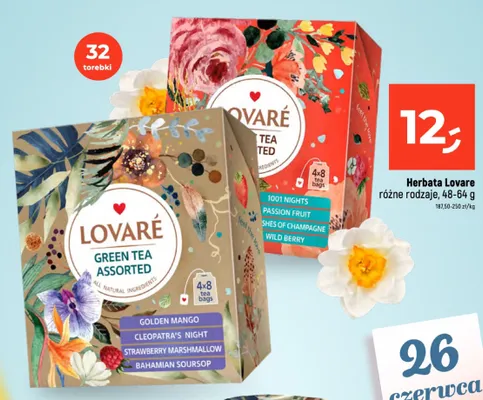 Herbata Lovare Tea Assorted promocja w Dealz