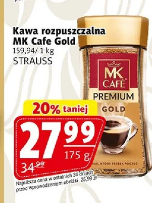 Kawa rozpuszczalna MK Cafe Gold promocja w Prim Market