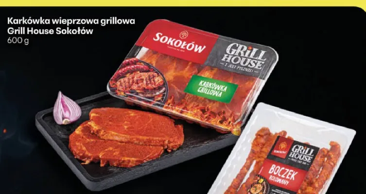 Karkówka wieprzowa grillowa Grill House Sokołów promocja w Delikatesy Centrum