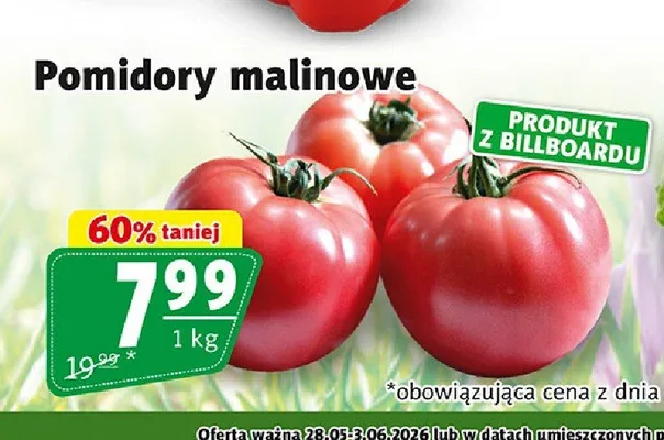 Pomidory malinowe promocja w Prim Market