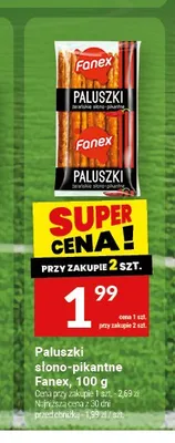 Paluszki słono-pikantne Fanex promocja w Twój Market