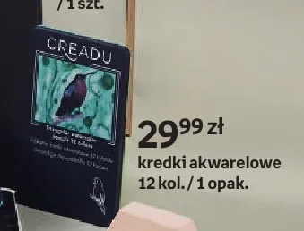 Kredki akwarelowe Creadu 12 kolorów promocja w Empik