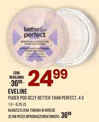 Puder pod oczy Better Than Perfect promocja w Drogerie Natura