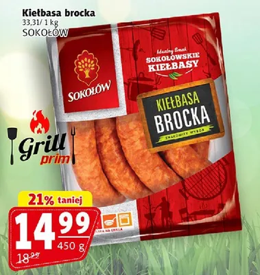 Kiełbasa brocka promocja w Prim Market