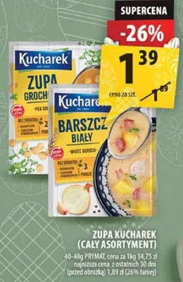Zupa Kucharek (cały asortyment) promocja w Arhelan