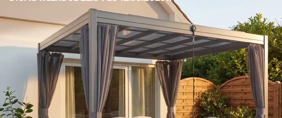 Pawilon z moskitierą promocja w Castorama