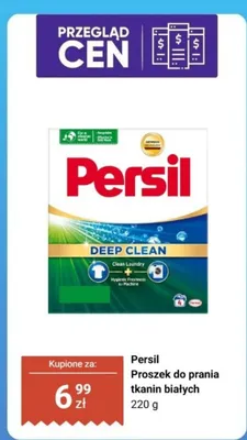 Proszek do prania tkanin białych promocja w Biedronka